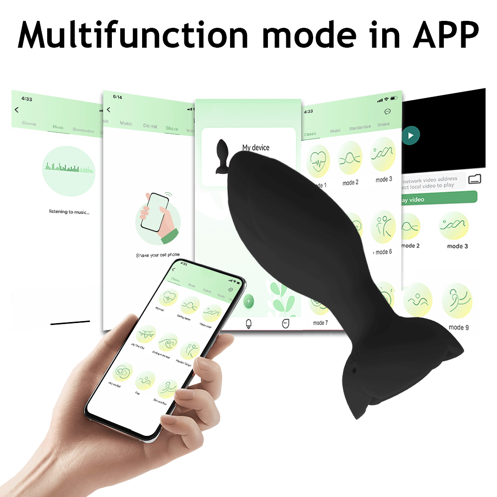 App-Controlled 360° Silicone Body Massager