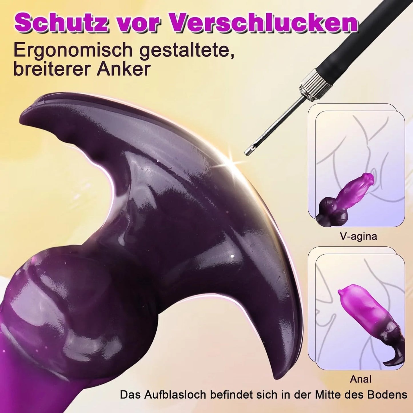 Fantasy-Themed Inflatable Silicone Sculpture