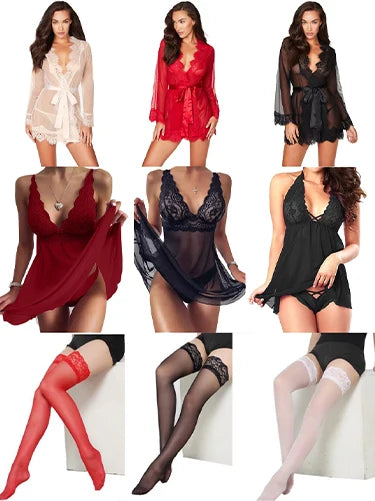 Adjustable Wrist & Thigh Restraint Set with Blindfold