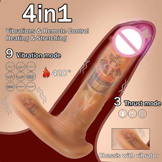 Realistic Silicone Massage Rod with Vibration – Portable Body Relaxation Wand