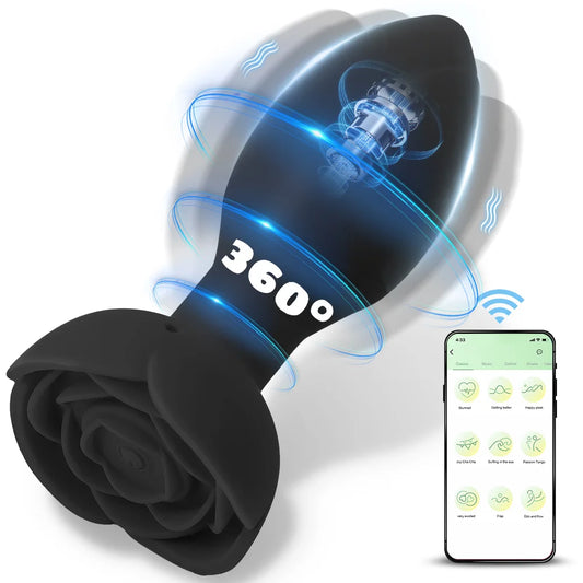 App-Controlled 360° Silicone Body Massager