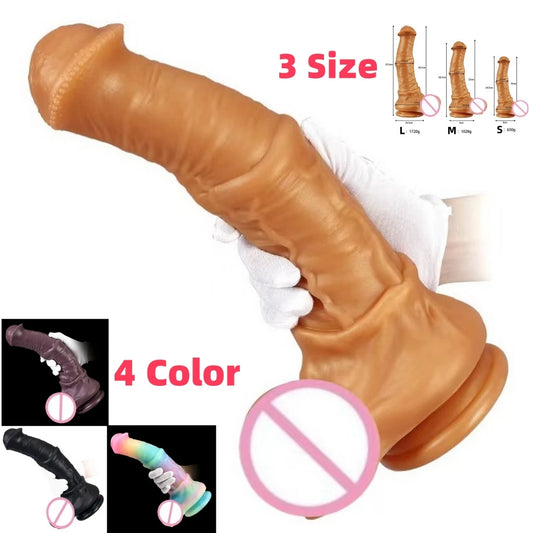Premium Silicone Massage Toy – Large Size, Flexible Design for Adult Use